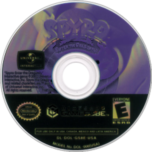Spyro: Enter the Dragonfly [Player's Choice] disc art for GameCube (GC) video game