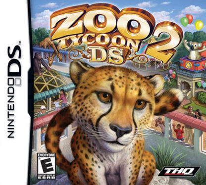 Zoo Tycoon 2 cover art for Nintendo DS (DS) zoo management simulation video game