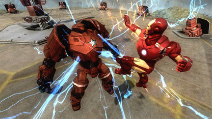 Iron Man disc art for Playstation 3 super-hero game. 