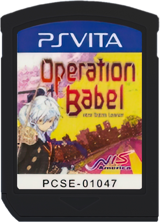 Operation Babel New Tokyo Legacy PlayStation Vita video game, dungeon crawler RPG, sci-fi adventure, turn-based gameplay, handheld console title cartridge
