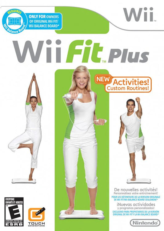 Wii Fit Plus cover art for Nintendo Wii (Wii) video game