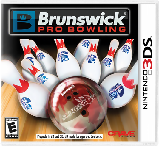 Brunswick Pro Bowling cover art for Nintendo 3DS (3DS) video game