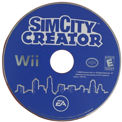 SimCity Creator – Nintendo Wii (Wii) city-building simulation strategy video game disc