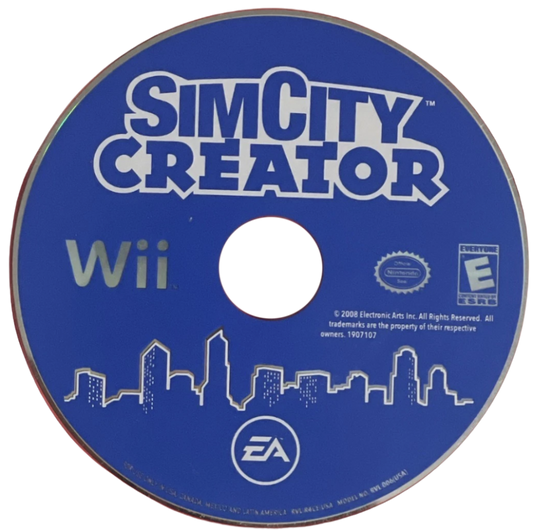 SimCity Creator – Nintendo Wii (Wii) city-building simulation strategy video game disc
