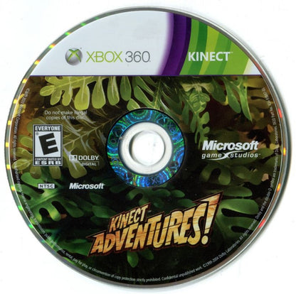 Kinect Adventures disc for Xbox 360 (X360) motion-controlled party adventure video game