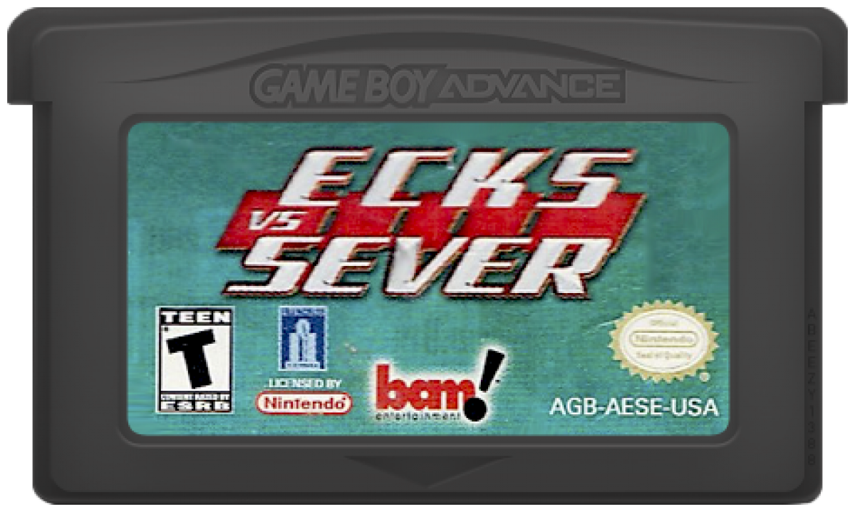 Ecks vs Sever Game Boy Advance GBA video game featuring first person shooter gameplay tactical combat weapon action enemy encounters mission based gameplay stealth objectives and action packed levels classic handheld gaming retro video game collection collectible gaming appeal cartridge