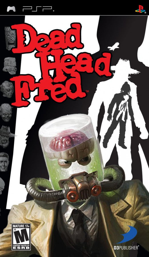 Dead Head Fred – PlayStation Portable (PSP) cover art for action-adventure puzzle video game