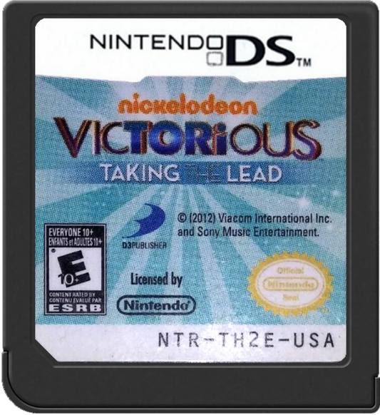 Victorious: Taking the Lead cartridge for Nintendo DS (DS) adventure simulation video game