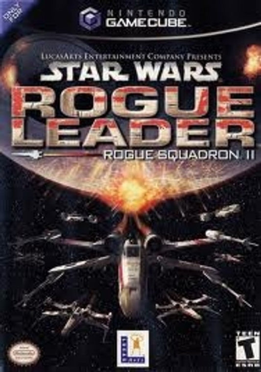 Star Wars Rogue Squadron II Rogue Leader cover art for Nintendo GameCube GC video game