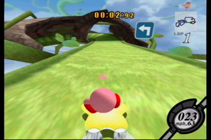 Kirby Air Ride gameplay for GameCube (GC) racing action video game