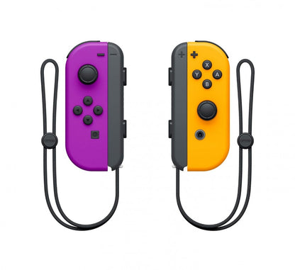 Nintendo Switch Neon Purple and Neon Orange Joy-Cons