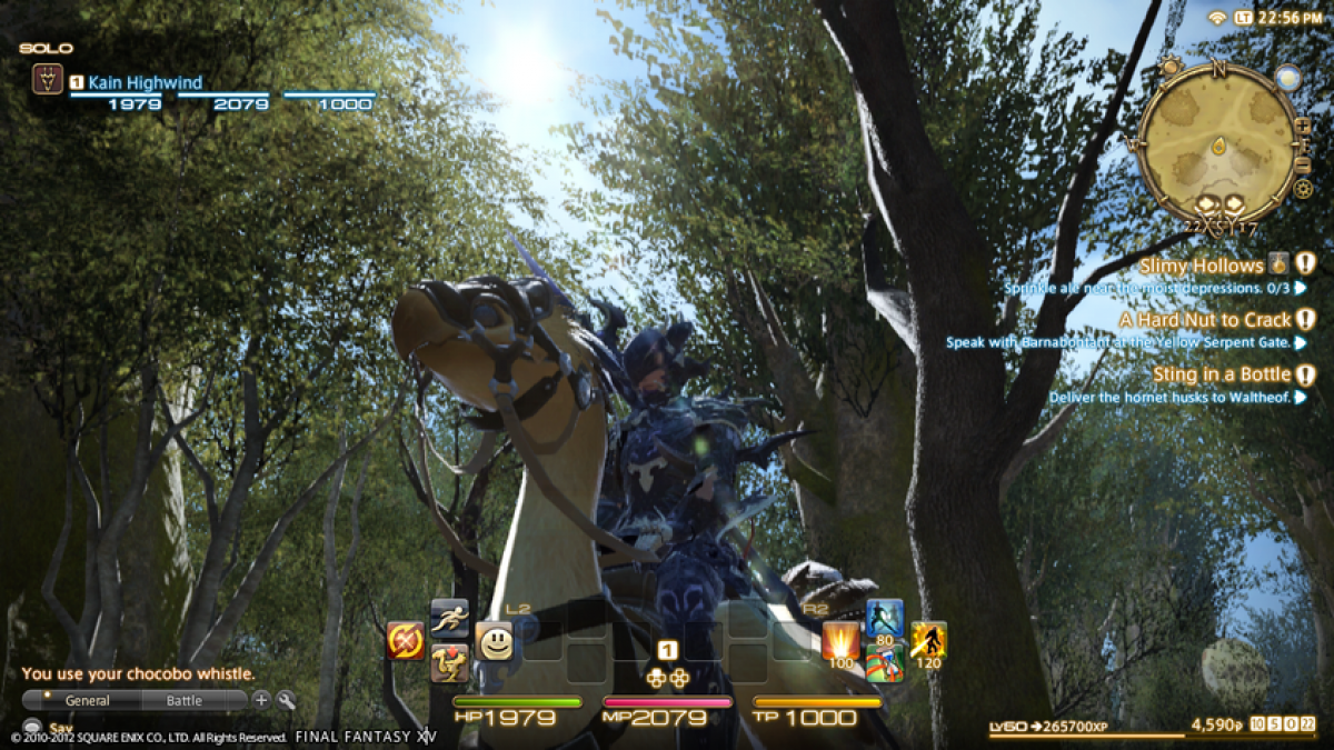 Final Fantasy XIV: A Realm Reborn gameplay for PlayStation 3 (PS3) video game
