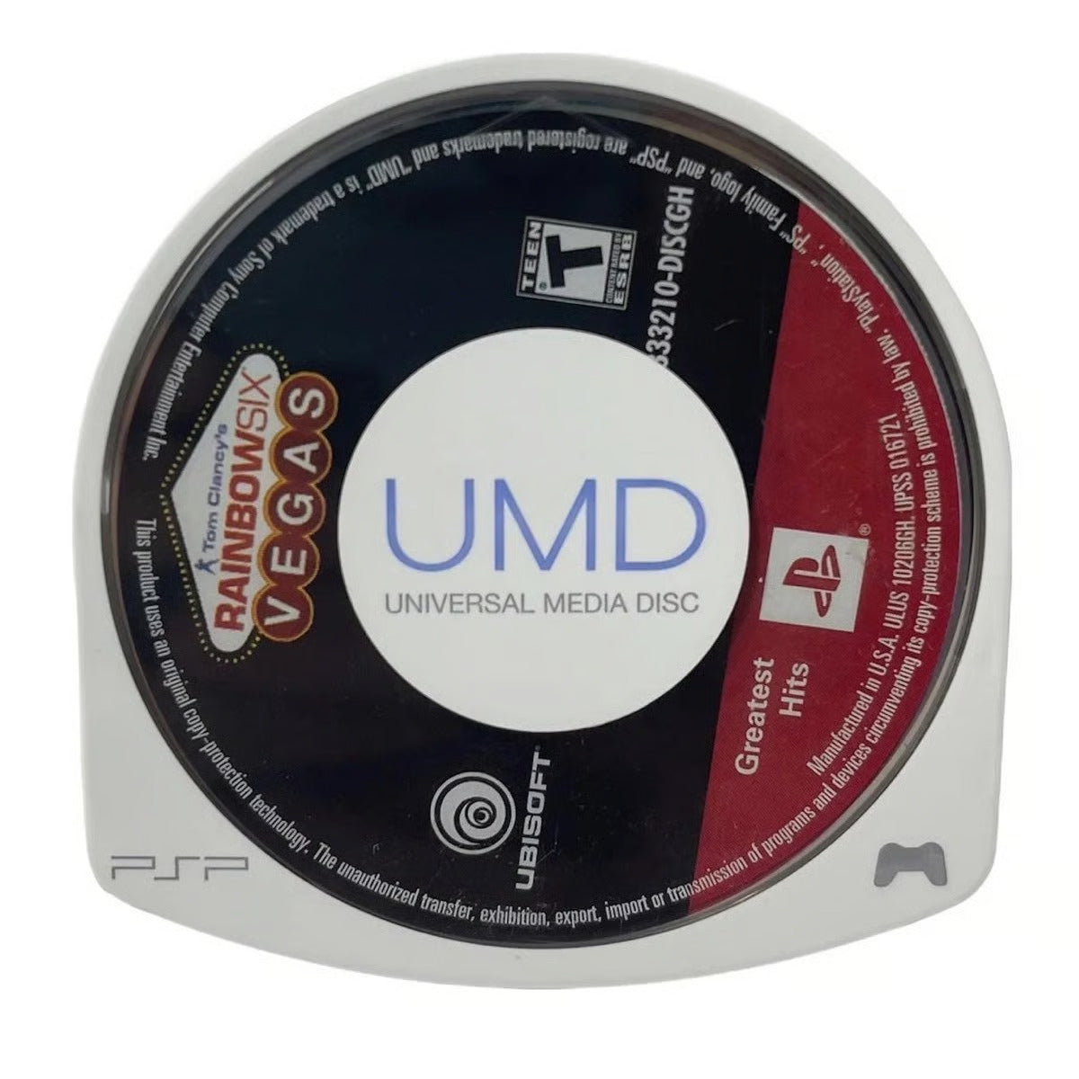 Tom Clancy's Rainbow Six Vegas Greatest Hits inspired design featuring tactical military shooter aesthetic elite counterterrorism operations squad based strategy intense urban combat realistic weaponry stealth breaching action cinematic modern warfare presentation UMD 