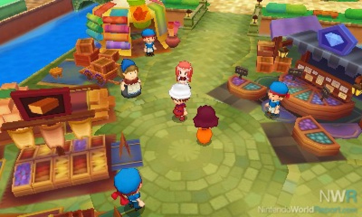 Fantasy Life Nintendo 3DS game featuring life simulation RPG gameplay with crafting professions open world exploration character customization and quest based adventure in a colorful fantasy setting gameplay