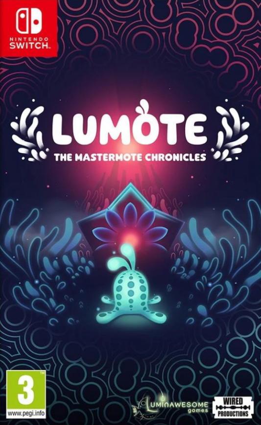 Lumote The Mastermote Chronicles PAL Import Nintendo Switch video game Lumote puzzle platform adventure exploration colorful indie gameplay environmental puzzles console title Nintendo Switch release cover art