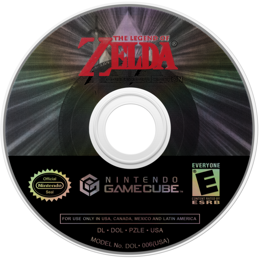 The Legend of Zelda GameCube video game featuring classic Nintendo adventure gameplay iconic Link hero fantasy exploration puzzles combat and collectible retro console title disc