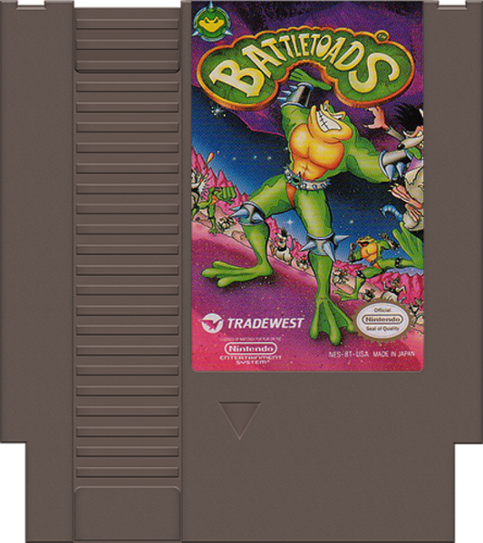 Battletoads cartridge for Nintendo Entertainment System (NES) retro video game