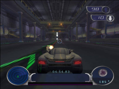 Spy Hunter 2 game for the PlayStation 2 featuring vehicular combat gameplay with high speed driving missions weapon equipped vehicles objective based levels and arcade style action across international locations gameplay 