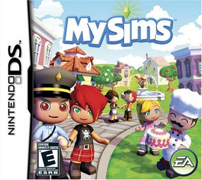 MySims cover art for Nintendo DS (DS) life simulation video game