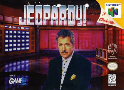 Jeopardy cover art for Nintendo 64 N64 video game