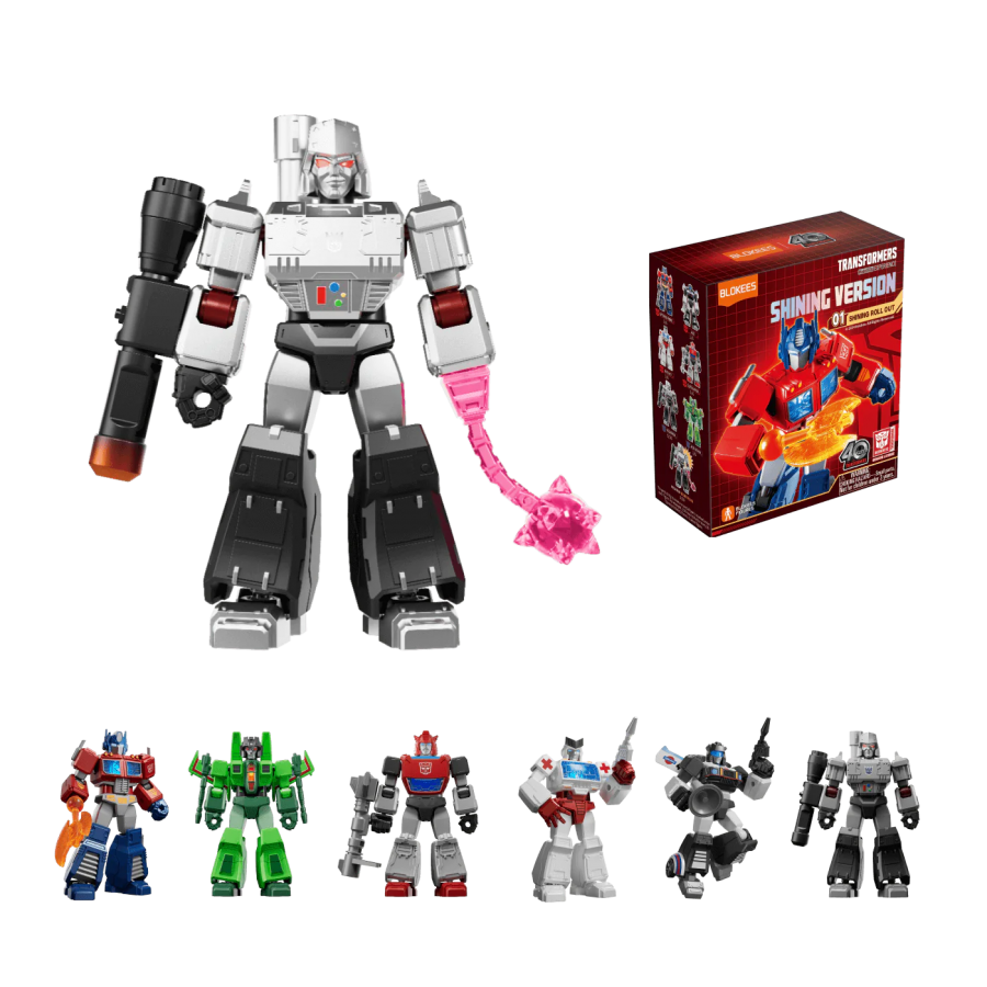 Blokees Transformer Set Shining Version 01 Roll Out 1985 Figure Blind Box Collectible Autobot Decepticon Complete Collection
