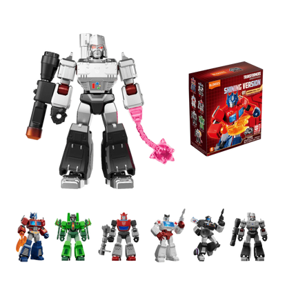 Blokees Transformer Set Shining Version 01 Roll Out 1985 Figure Blind Box Collectible Autobot Decepticon Complete Collection
