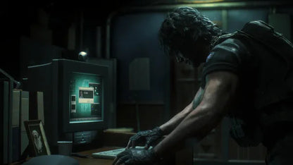 Resident Evil 3 PS4 game featuring intense survival horror gameplay, fast-paced action, and a cinematic retelling of the Raccoon City outbreak gameplay