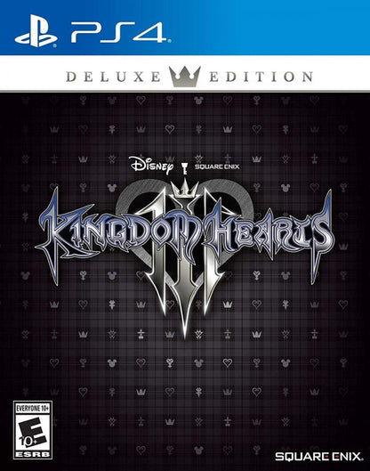 Kingdom Hearts III [Deluxe Edition] – PlayStation 4 (PS4) video game cover image, action role-playing game.