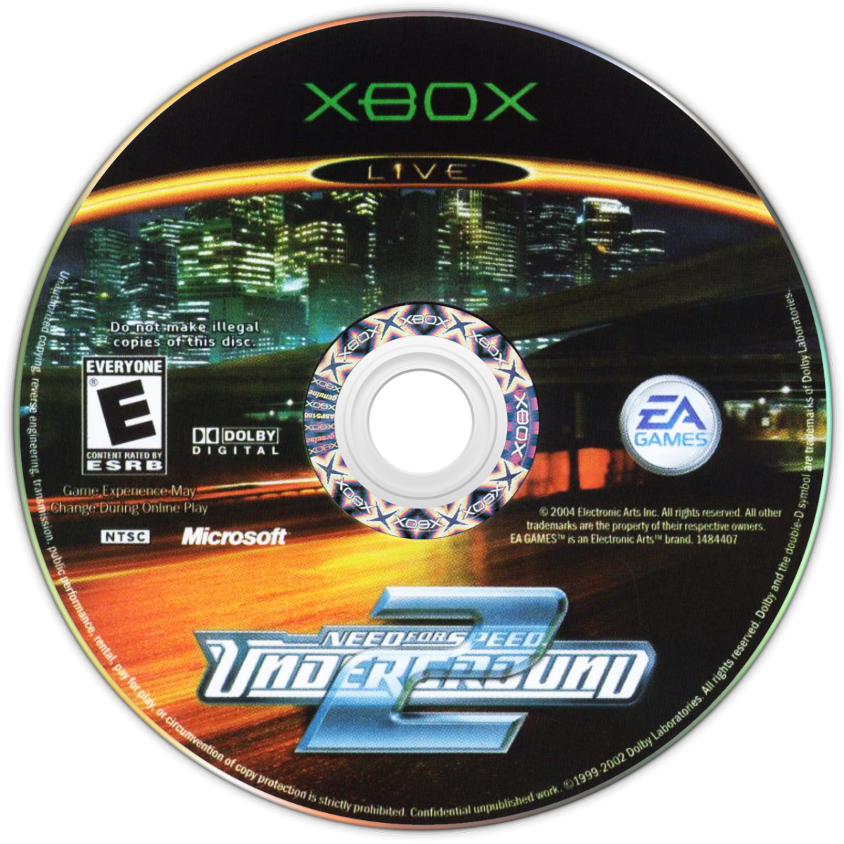 Need for Speed: Underground 2 for Xbox (XBOX) at Gamers INC, featuring a massive open-world city to explore with deep car customization, street racing events, and an immersive tuner culture experience where you build the ultimate custom ride disc