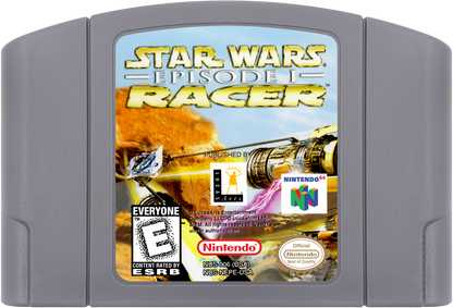 Star Wars Episode I Racer cartridge for Nintendo 64 N64 video game