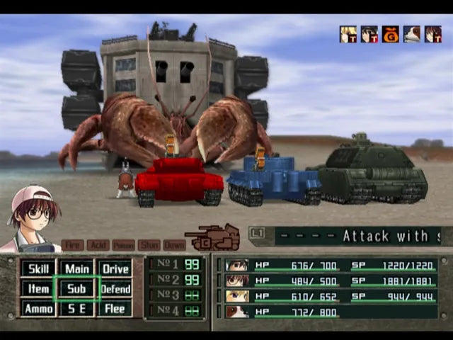 Metal Saga – PlayStation 2 (PS2) gameplay for video game