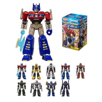 Blokees Transformers Galaxy Version 05 ONE Movie blind box collectible mini action figure snap fit robot toy Autobot Decepticon character detailed poseable display piece for fans