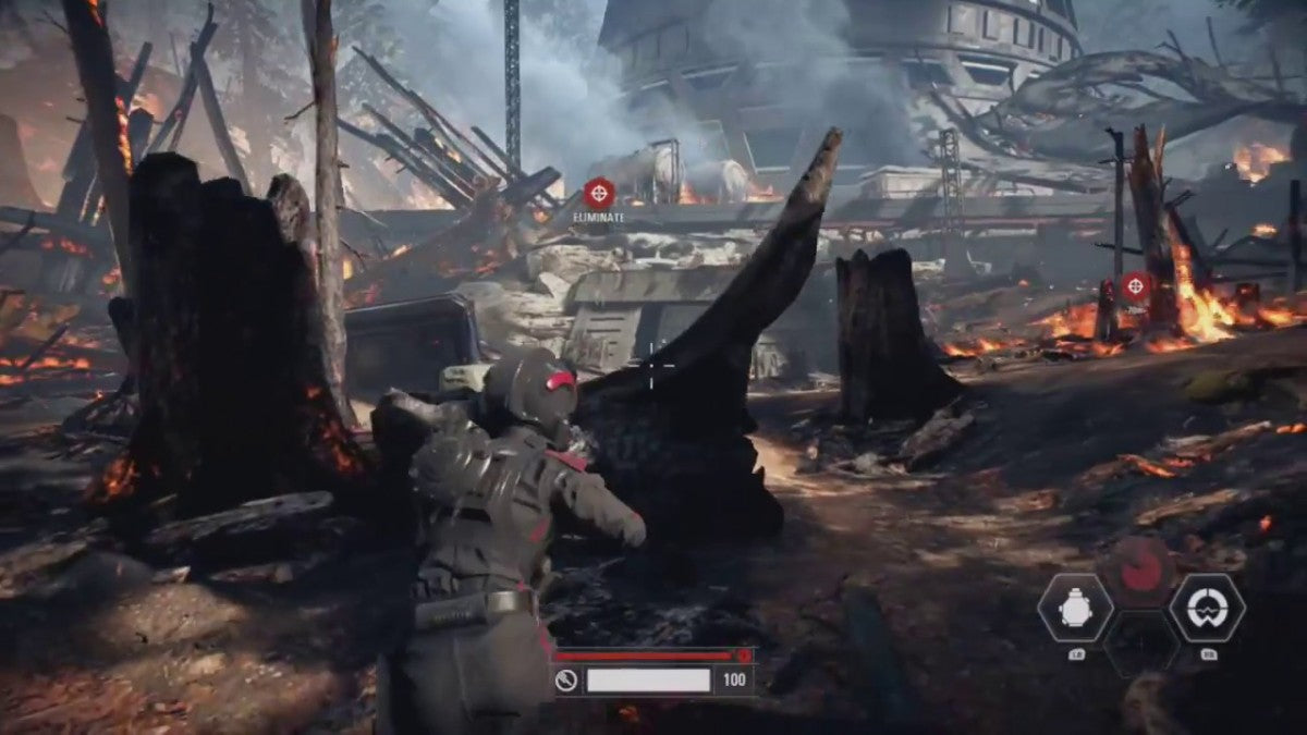 Star Wars: Battlefront II – Xbox One: Jump into large-scale Star Wars battles with heroes, starfighters, and epic multiplayer action gameplay