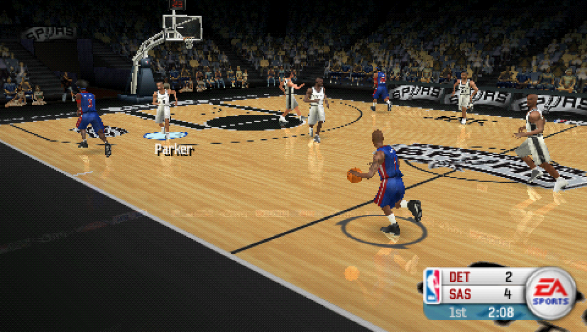 NBA Live 06 PSP sports basketball video game gameplay