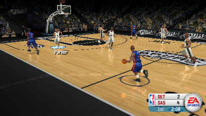 NBA Live 06 PSP sports basketball video game gameplay