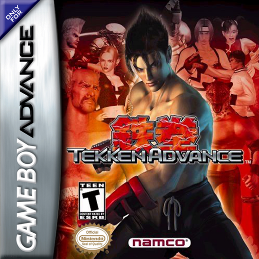 Tekken Advance cover art for Game Boy Advance (GBA) video game