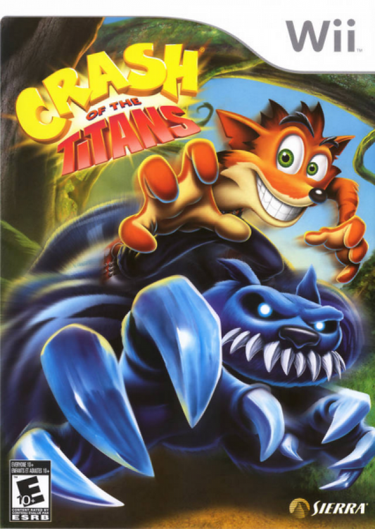 Crash of the Titans cover art for Nintendo Wii (Wii) video game