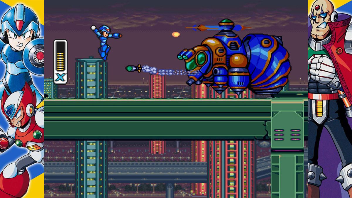 Mega Man X Legacy Collection 1+2 – PlayStation 4 (PS4) video game gameplay, action platformer game