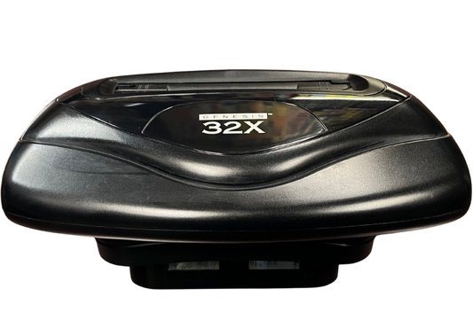Sega 32X console add on for Sega Genesis Mega Drive 32 bit expansion module mushroom attachment retro gaming hardware cartridge based system Sega 32X gaming accessory classic Sega console add on device System