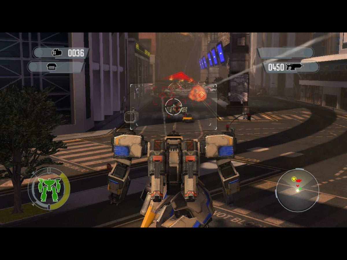 Front Mission: Evolved for PlayStation 3 featuring intense action shooting adventure style with mechanized warsuit gameplay gameplay