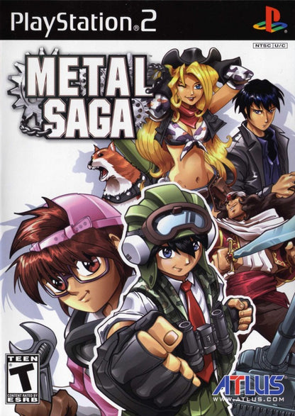 Metal Saga – PlayStation 2 (PS2) cover art for video game