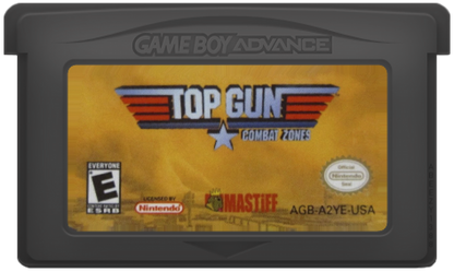 Top Gun Combat Zone Game Boy Advance GBA air combat flight simulation video game based on the film franchise cartridge
