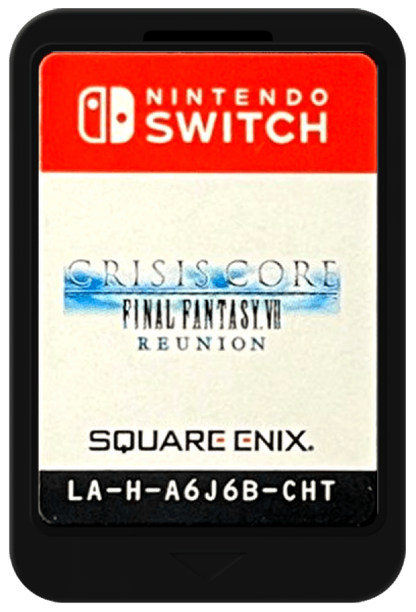 Crisis Core: Final Fantasy VII Reunion cartridge art for Nintendo Switch (NS) video game