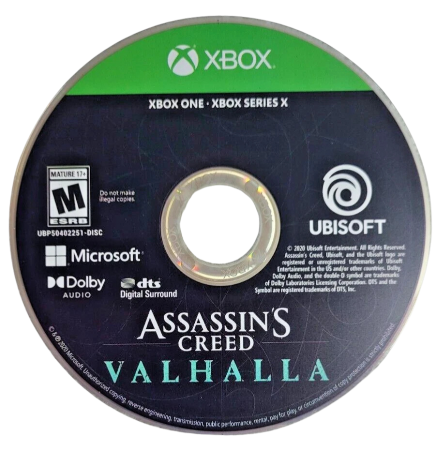 Assassins Creed Valhalla Ultimate Edition Xbox Series X video game Assassins Creed open world action RPG Viking combat exploration stealth gameplay console title Xbox Series X release disc