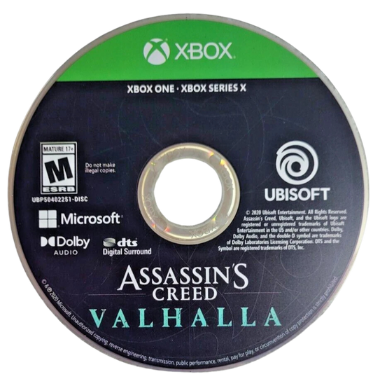 Assassins Creed Valhalla Ultimate Edition Xbox Series X video game Assassins Creed open world action RPG Viking combat exploration stealth gameplay console title Xbox Series X release disc
