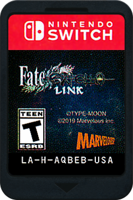 Fate/EXTELLA Link Fleeting Glory Edition CIB Nintendo Switch video game, action RPG, musou-style combat, Fate series collector’s edition, console title cartridge