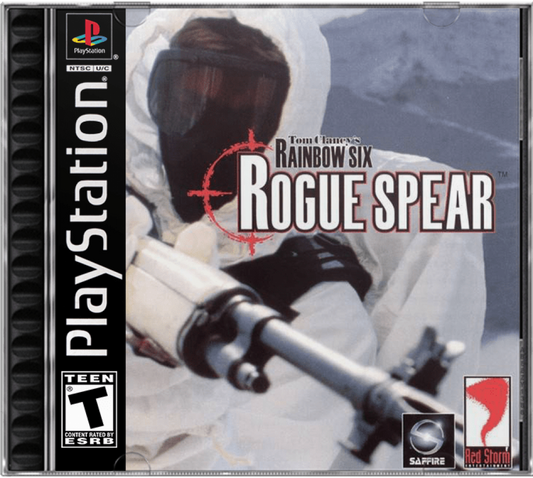 Tom Clancy's Rainbow Six: Rogue Spear cover art for PlayStation 1 (PS1) video game