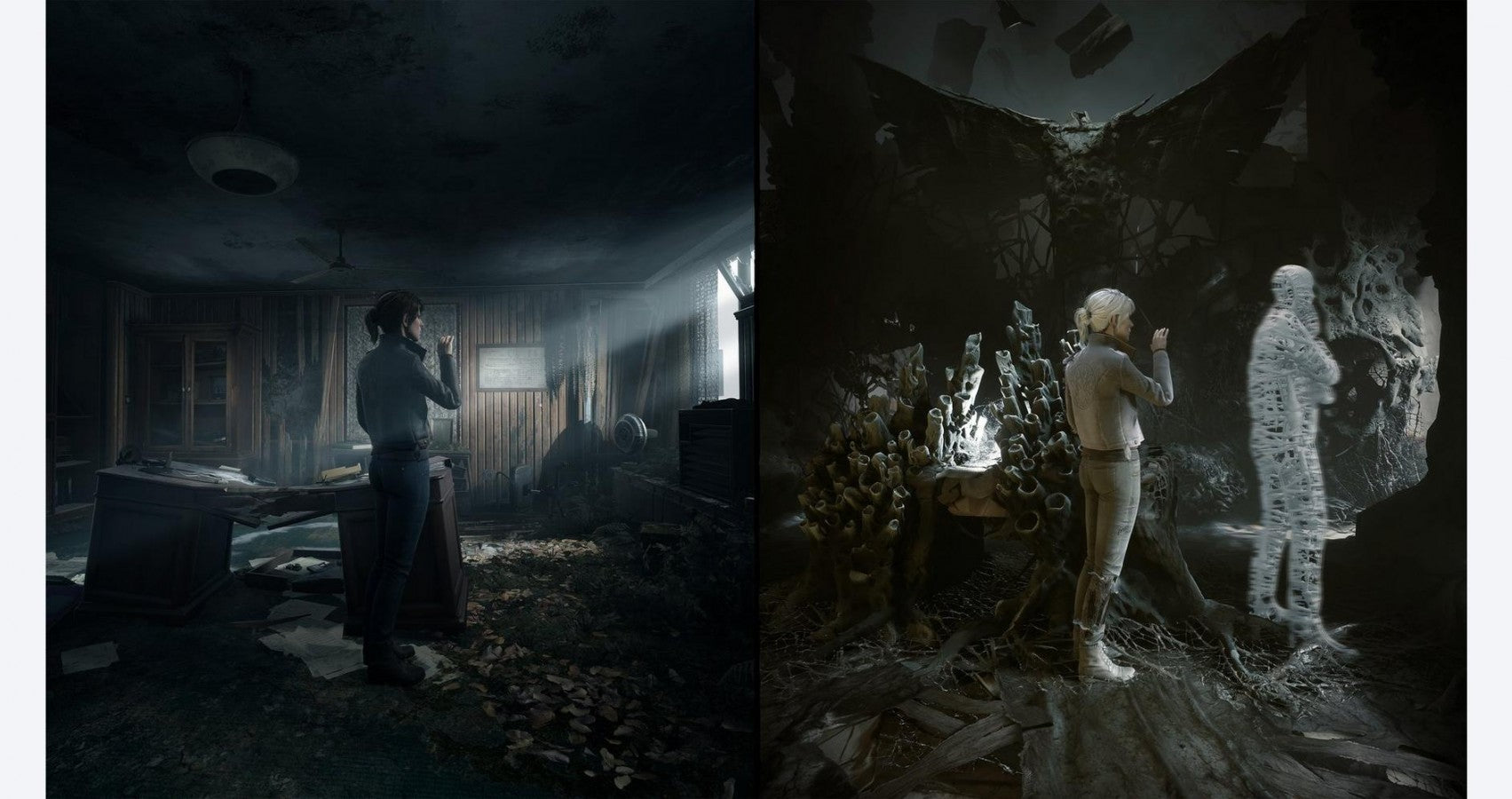 The Medium gameplay for PlayStation 5 (PS5) psychological horror video 