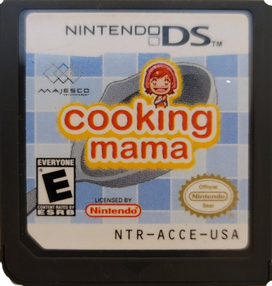 Cooking Mama cartridge for Nintendo DS (DS) cooking simulation mini-game video game