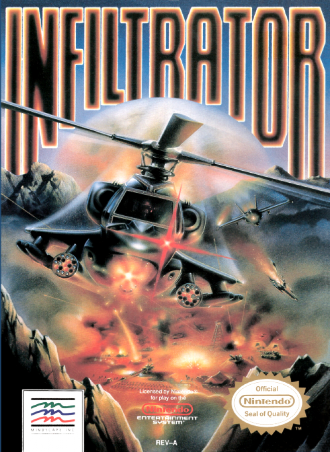 Infiltrator cover art for Nintendo Entertainment System (NES) retro video game